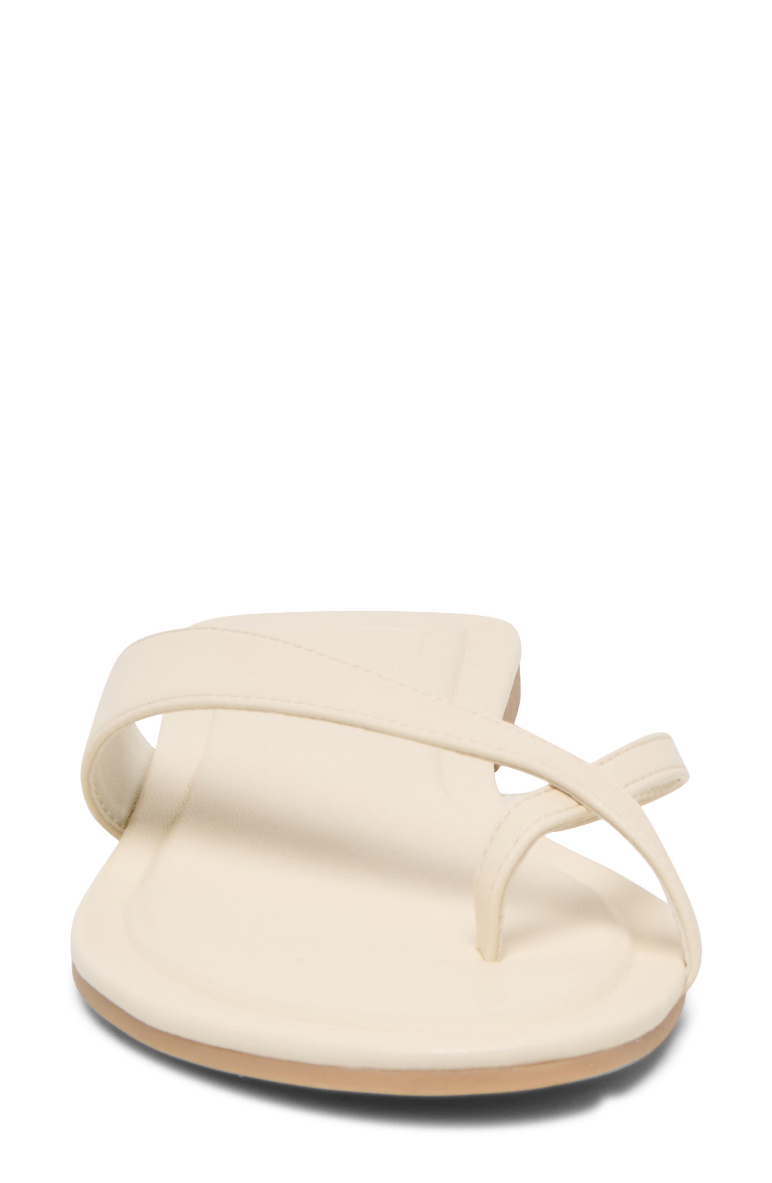 Lenex Toe Loop Sandal, Alternate, color, OFF WHITE STELLA