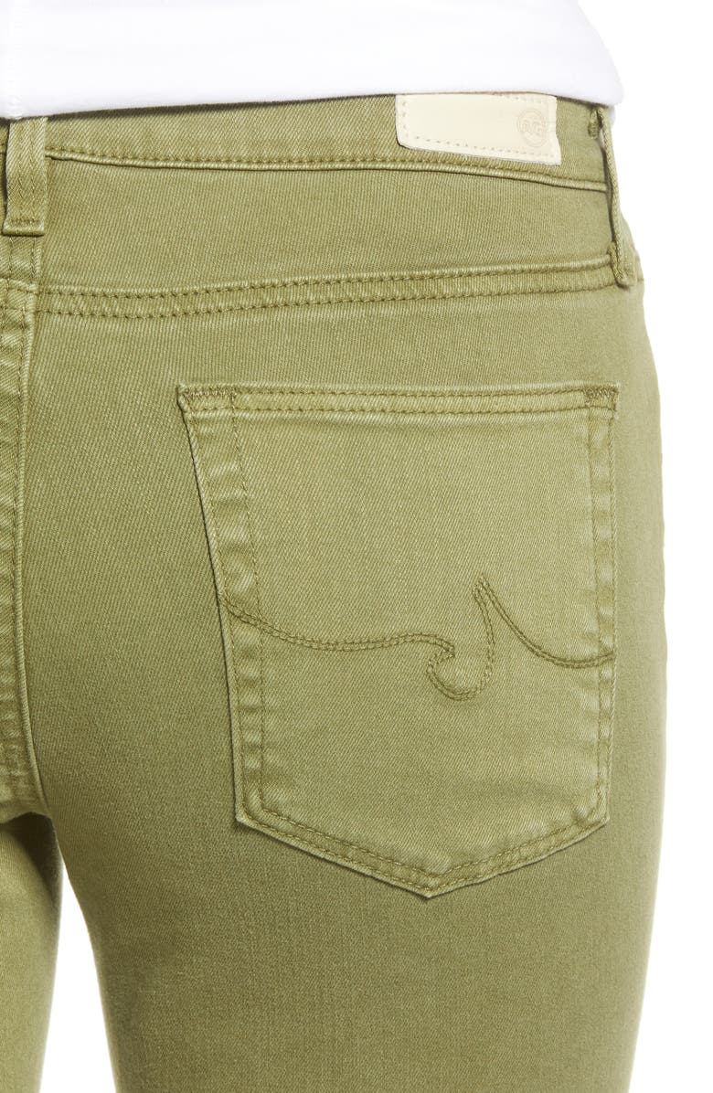 AG The Prima Ankle Cigarette Jeans, Alternate, color, Sulfur Olivewoo