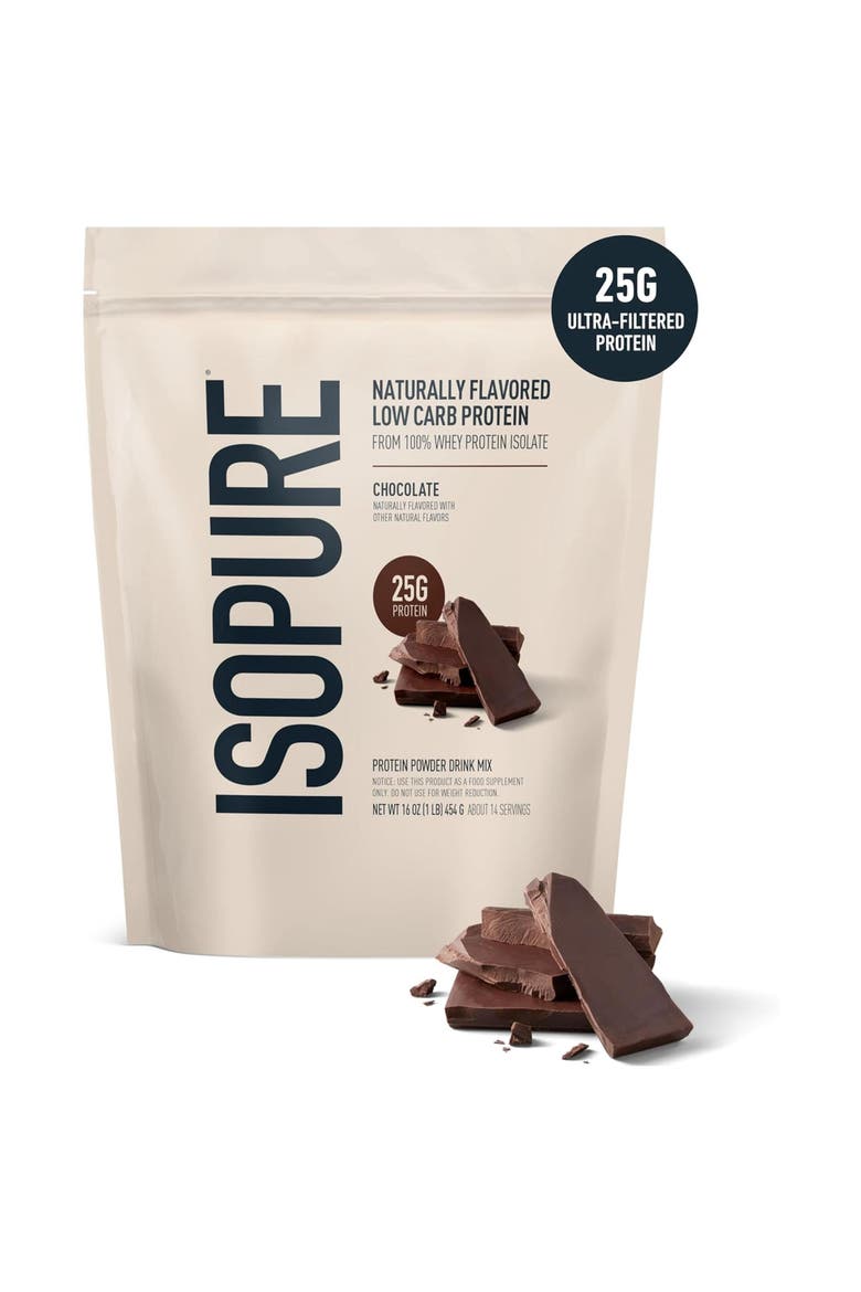 Low Carb 100% Whey Protein Isolate Chocolate Powder, Alternate, color, None