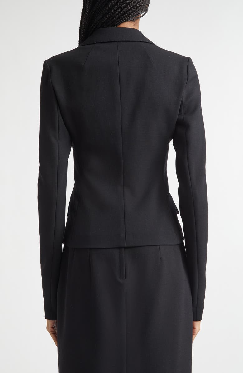 Dolce&Gabbana Tailored Stretch Wool Jacket, Alternate, color, Nero