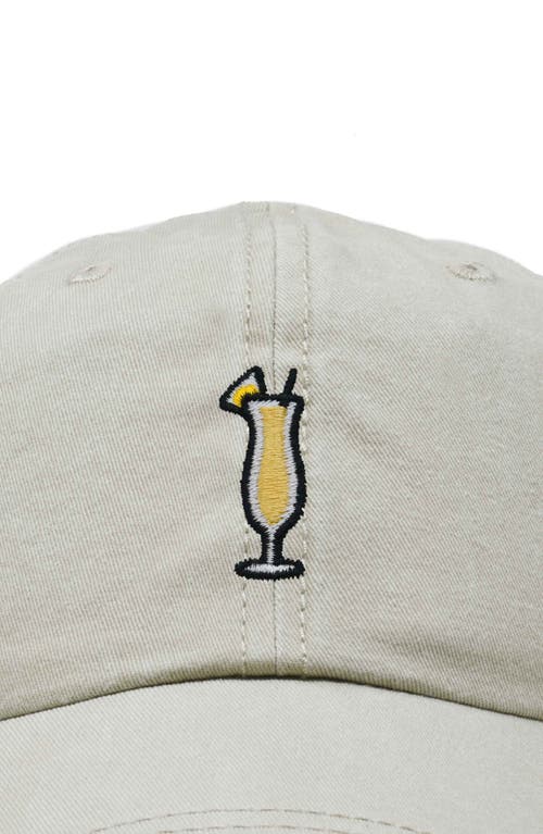 DALIX DALIX PINA COLADA EMBROIDERED DAD CAP 