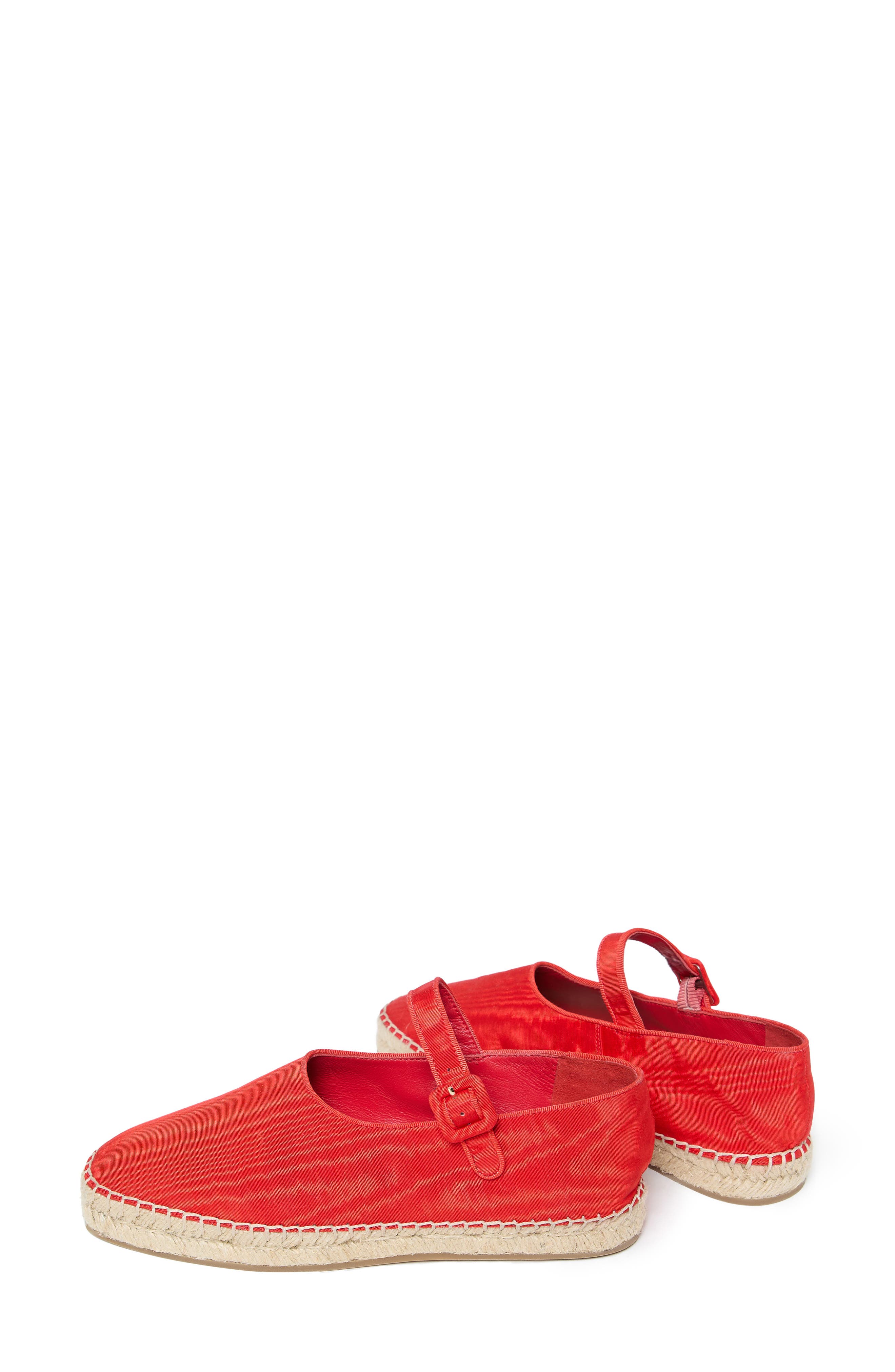 Loeffler Randall Clover Mary Jane Espadrille, Alternate, color, Red