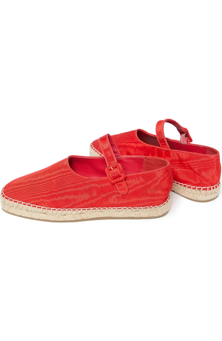 Loeffler Randall Clover Mary Jane Espadrille, Alternate, color, Red