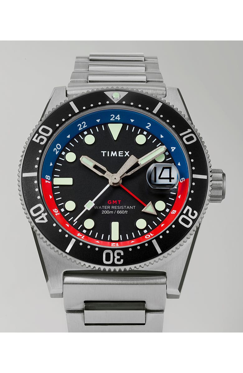 Timex<sup>®</sup> Deepwater Reef Bracelet Watch, 41mm, Alternate, color,