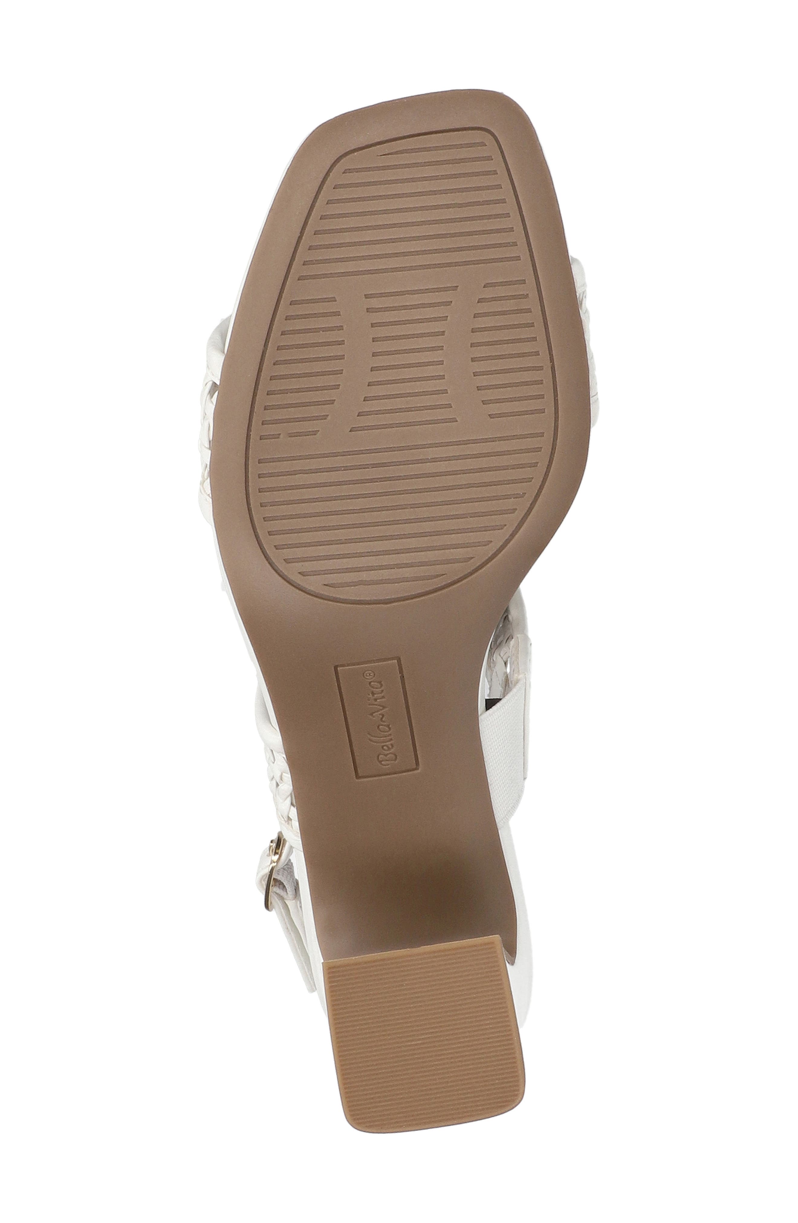 Xannon Block Heel Slingback Sandal, Alternate, color, WHITE