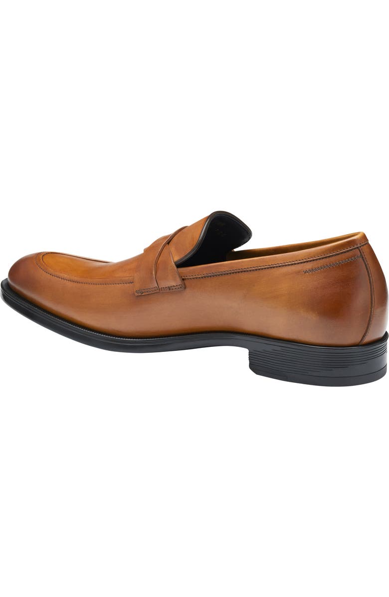 Johnston & Murphy Flynch Braided Strap Loafer, Alternate, color, Tan Italian Calfskin