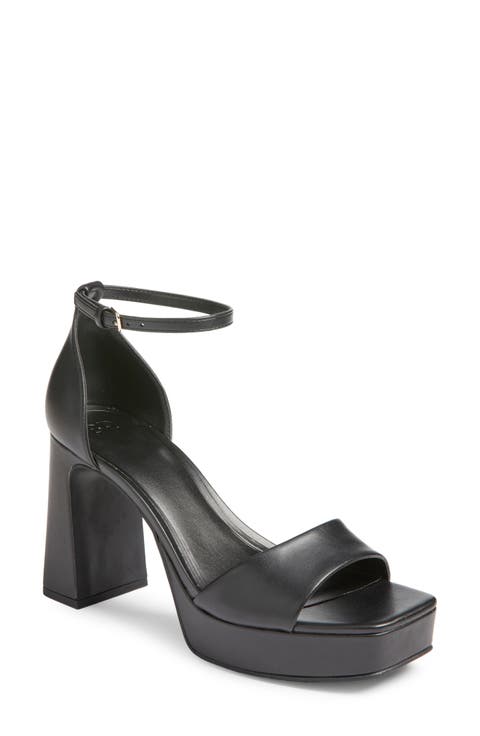 Helix Platform Ankle Strap Sandal (Women)