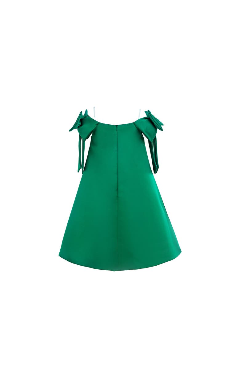 Tulleen Luneta Dress, Alternate, color, Green