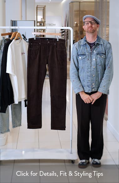 7 For All Mankind The Straight Leg Corduroy Pants | Nordstrom