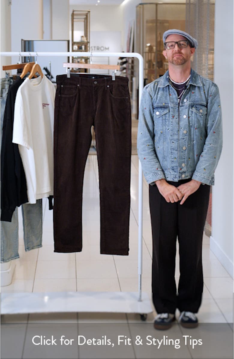 The Straight Leg Corduroy Pants, sales video thumbnail