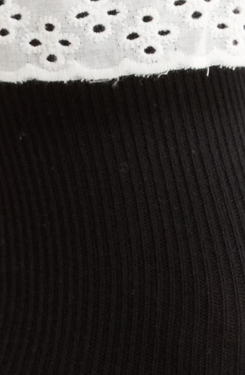 Casa Clara Tabitha Ruffle Ankle Socks In Black