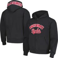 PLEASURES Men's PLEASURES Black Cincinnati Reds Opening Day Full-Zip Hoodie
