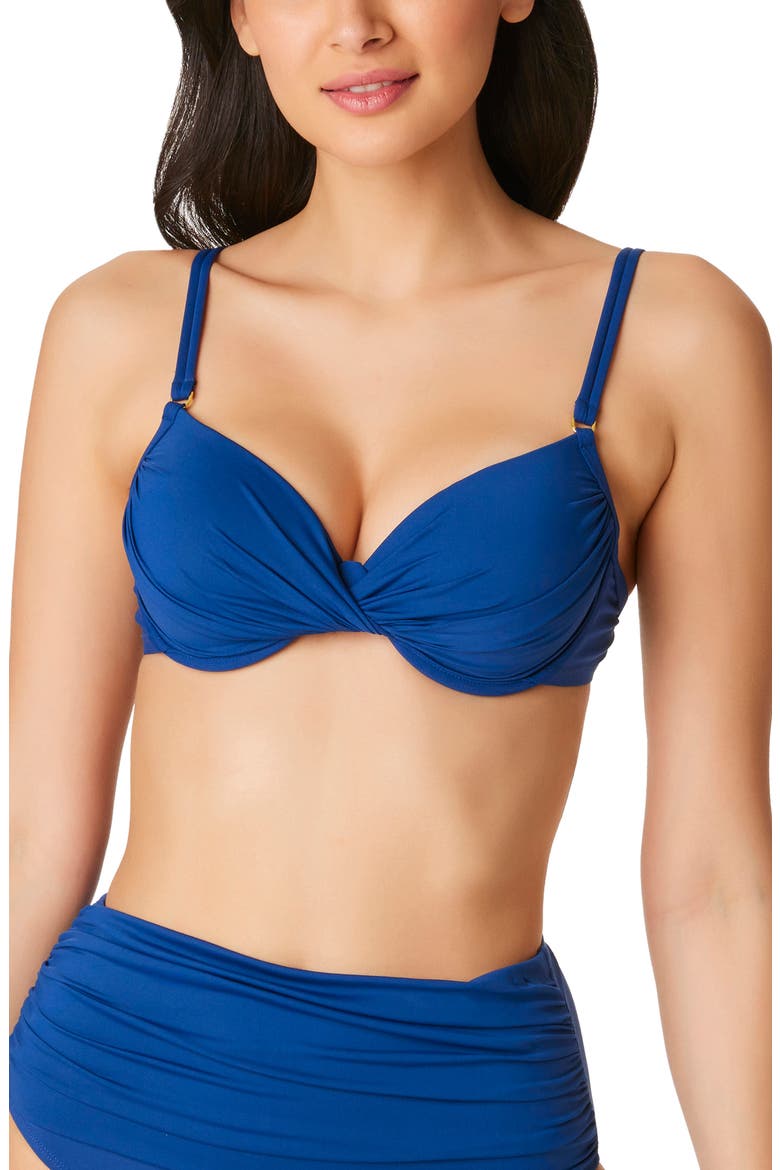 Kore Underwire Bikini Top, Main, color, NAVY