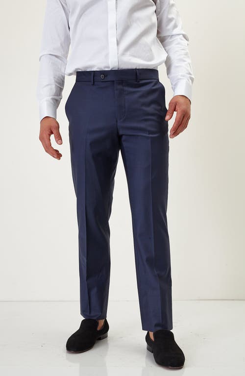 Ron Tomson Super 120s Wool Double Breasted Tuxedo Jacket