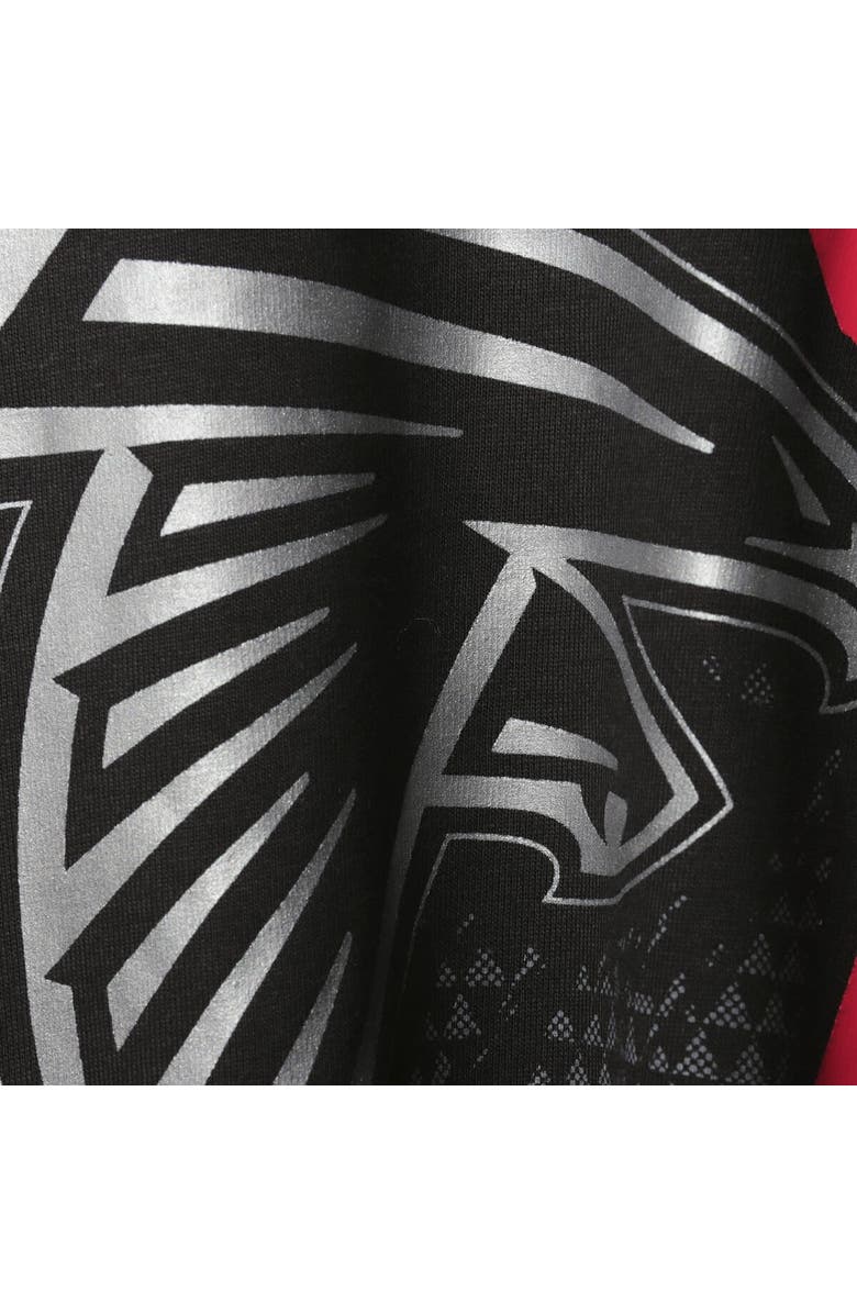 FANATICS Men's Fanatics Branded Black Atlanta Falcons Big & Tall Color Pop T-Shirt, Alternate, color, 