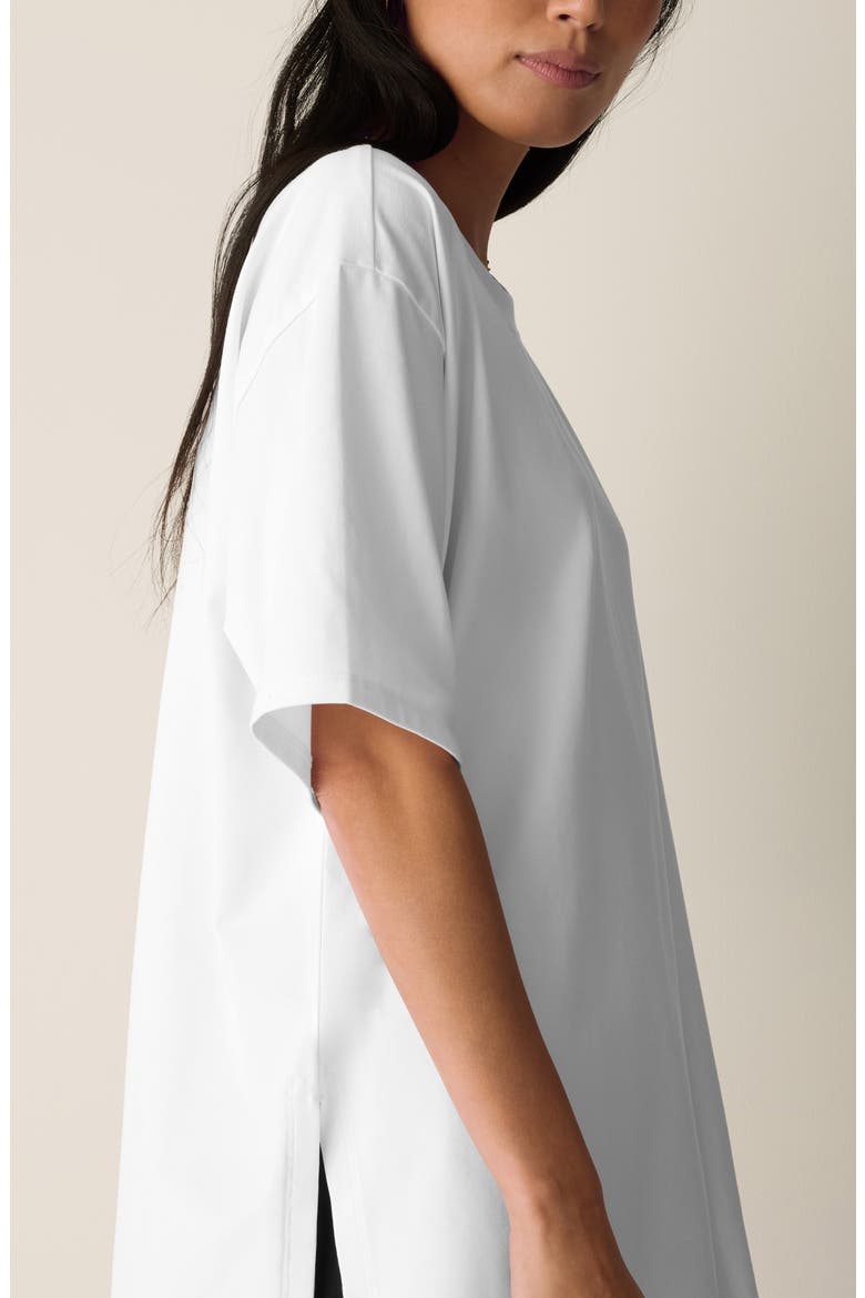 Oversize Crewneck Tunic, Alternate, color, WHITE