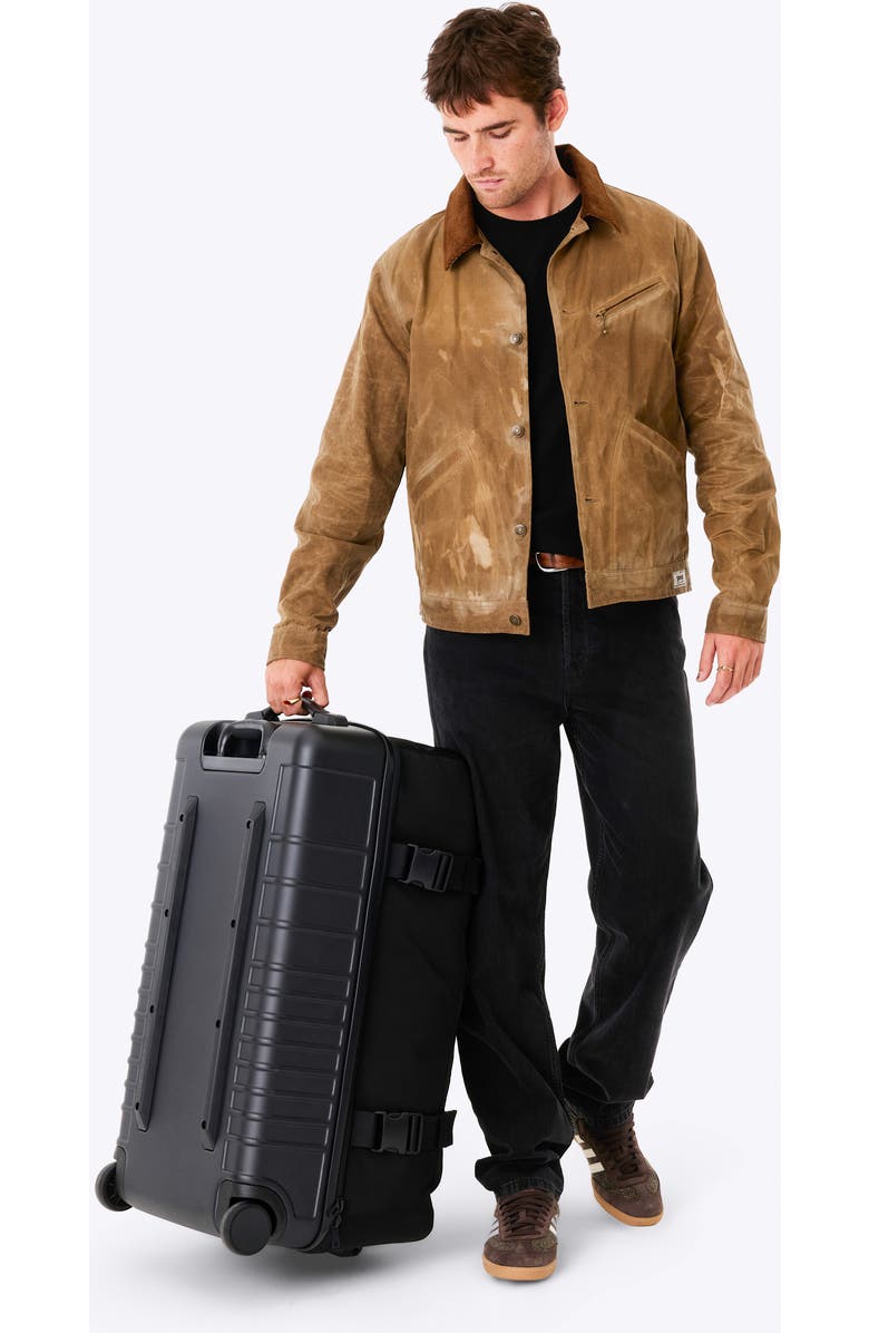 Béis The Pro Rolling Duffle Check-In, Alternate, color, Black