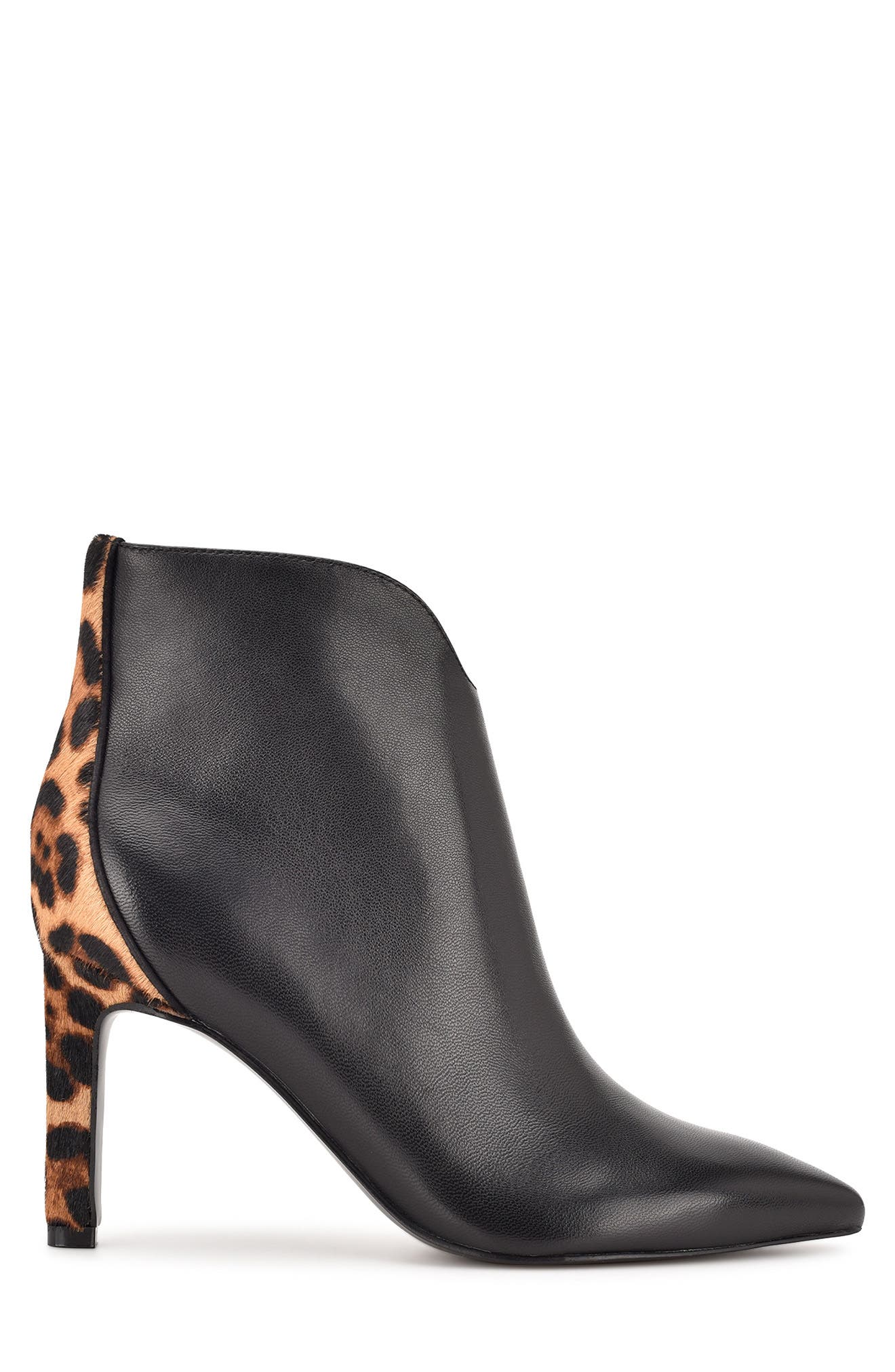 Nine West Mikale Pointed Toe Faux Calf Hair Boot, Alternate, color, 