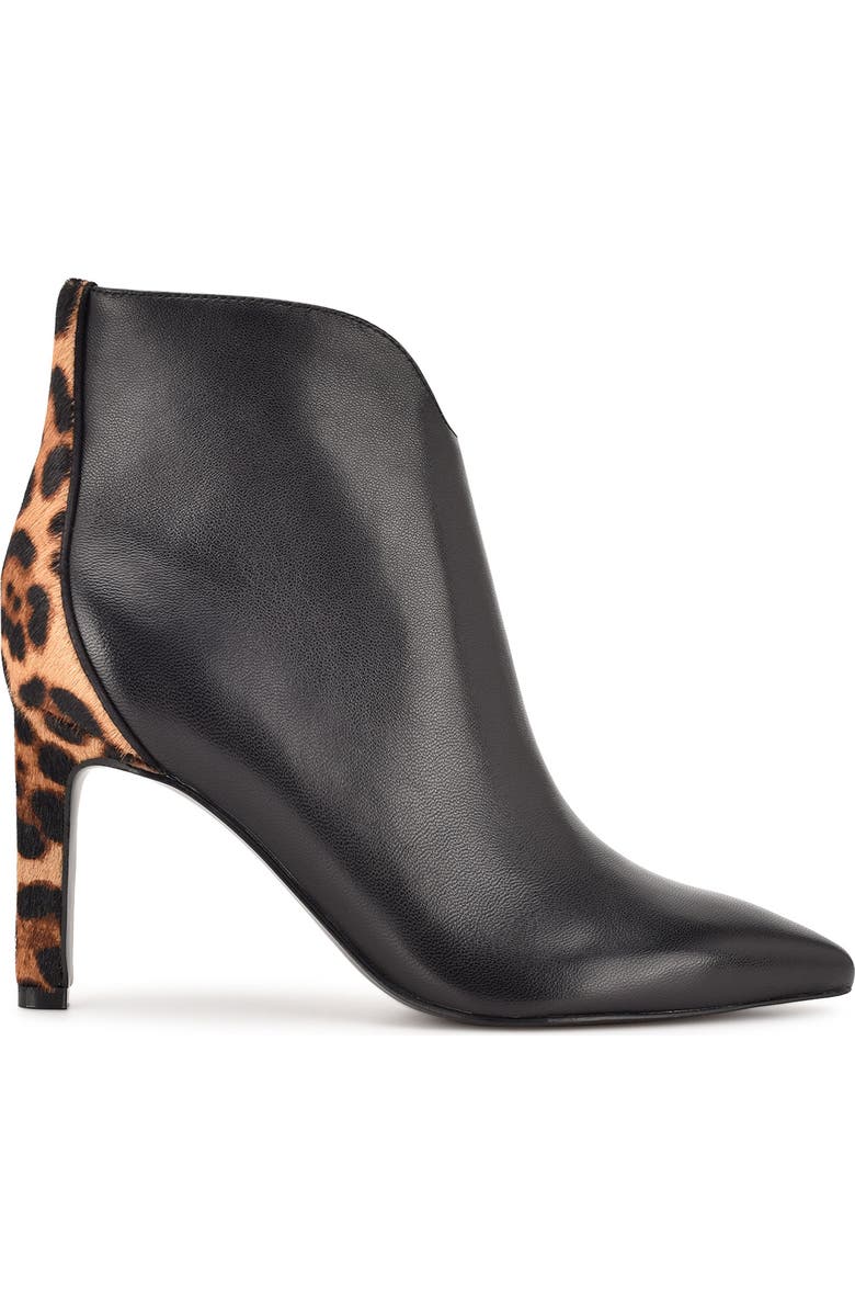 Nine West Mikale Pointed Toe Faux Calf Hair Boot, Alternate, color,