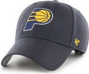 '47 Men's '47 Navy Indiana Pacers Core Logo MVP Adjustable Hat