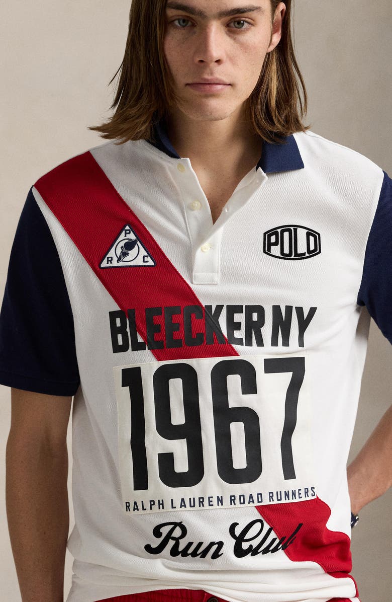 Polo Ralph Lauren Classic Fit Bleeker NY 1967 Cotton Piqué Polo, Alternate, color,