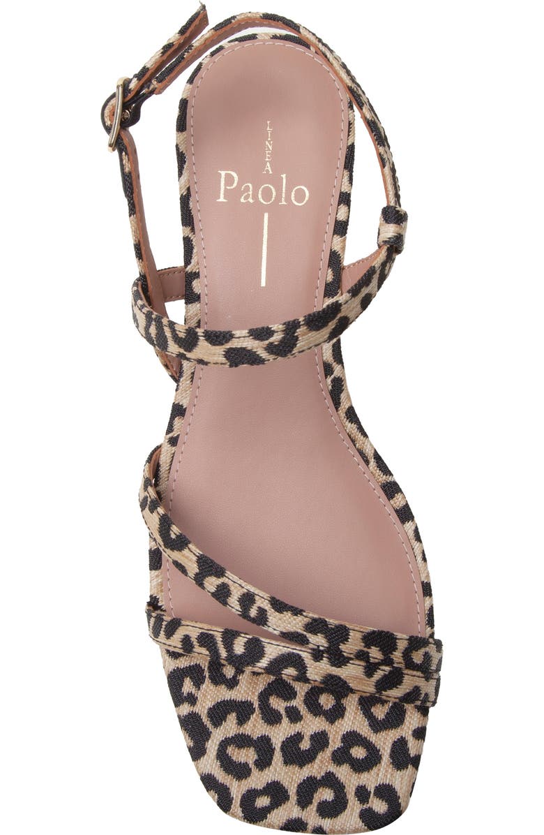 Linea Paolo Cannes Strappy Sandal, Alternate, color, Tan Leopard