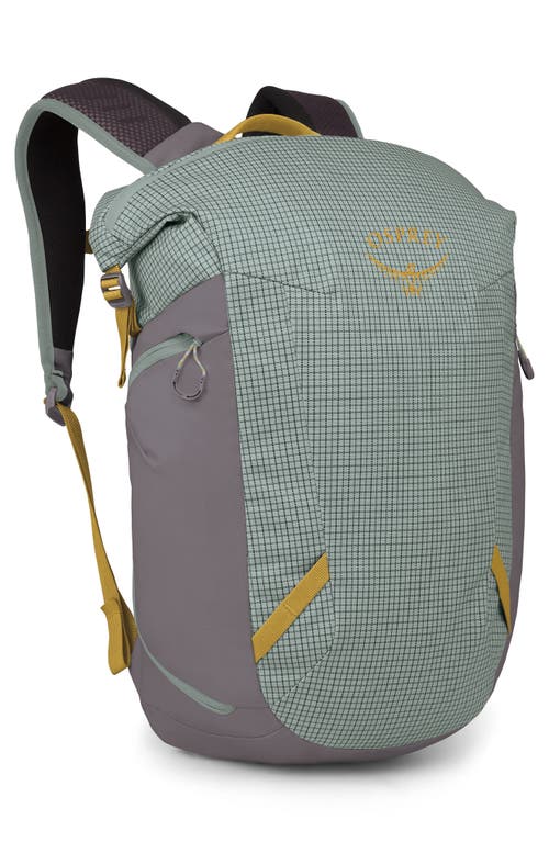 Osprey Transporter 22-liter Zinch Backpack In Frosty Mint/soundwave Grey