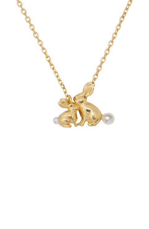 bunny pendant necklace