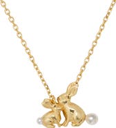 Kate Spade New York bunny pendant necklace