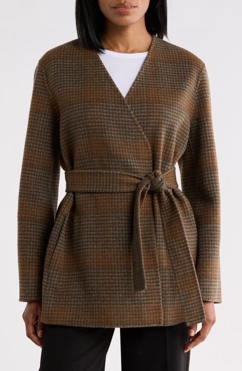 Plaid Wool & Cashmere Jacket