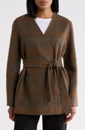 Theory Plaid Wool & Cashmere Jacket