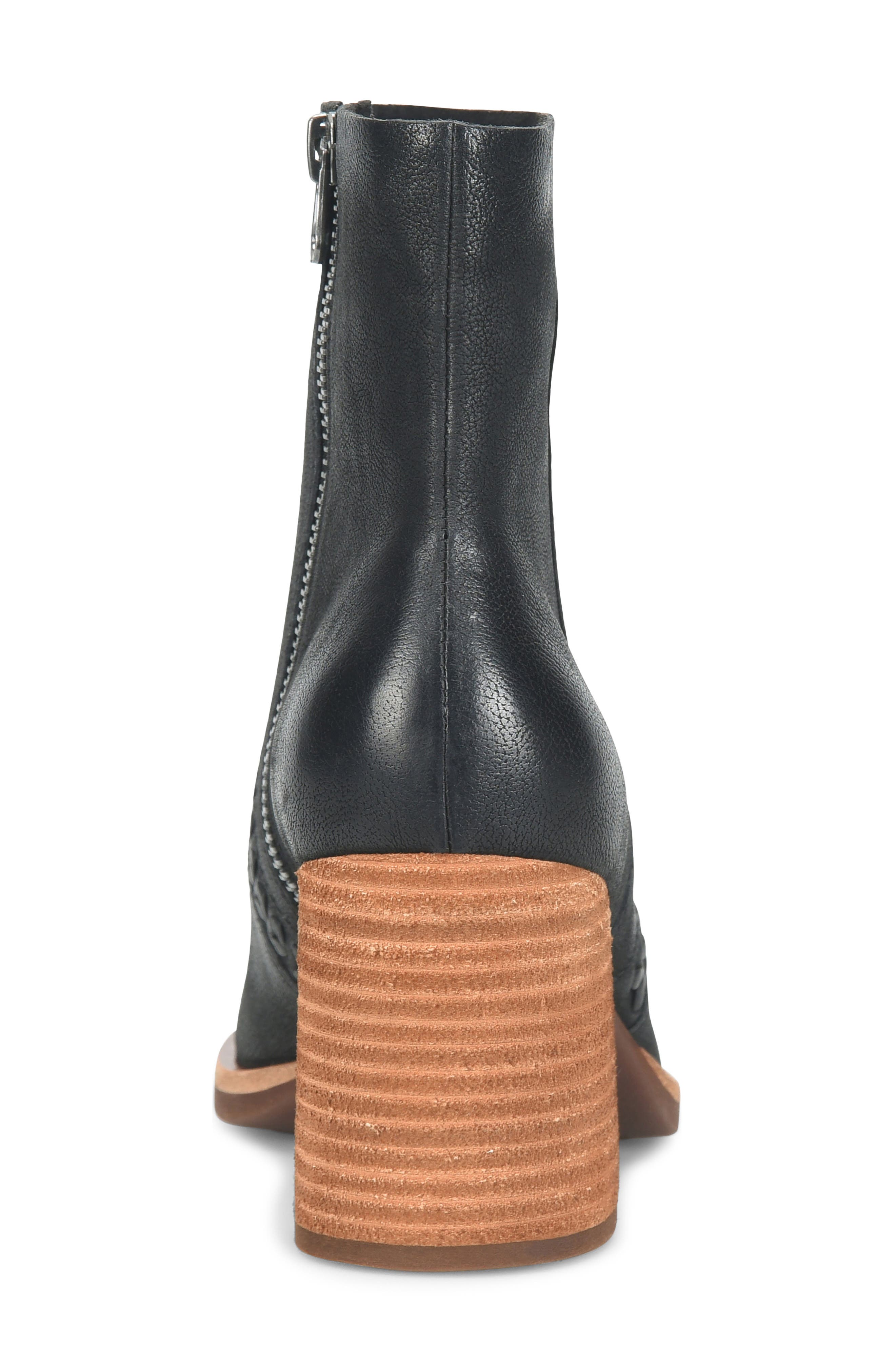Kork-Ease<sup>®</sup> Shilo Block Heel Bootie, Alternate, color, Black Leather