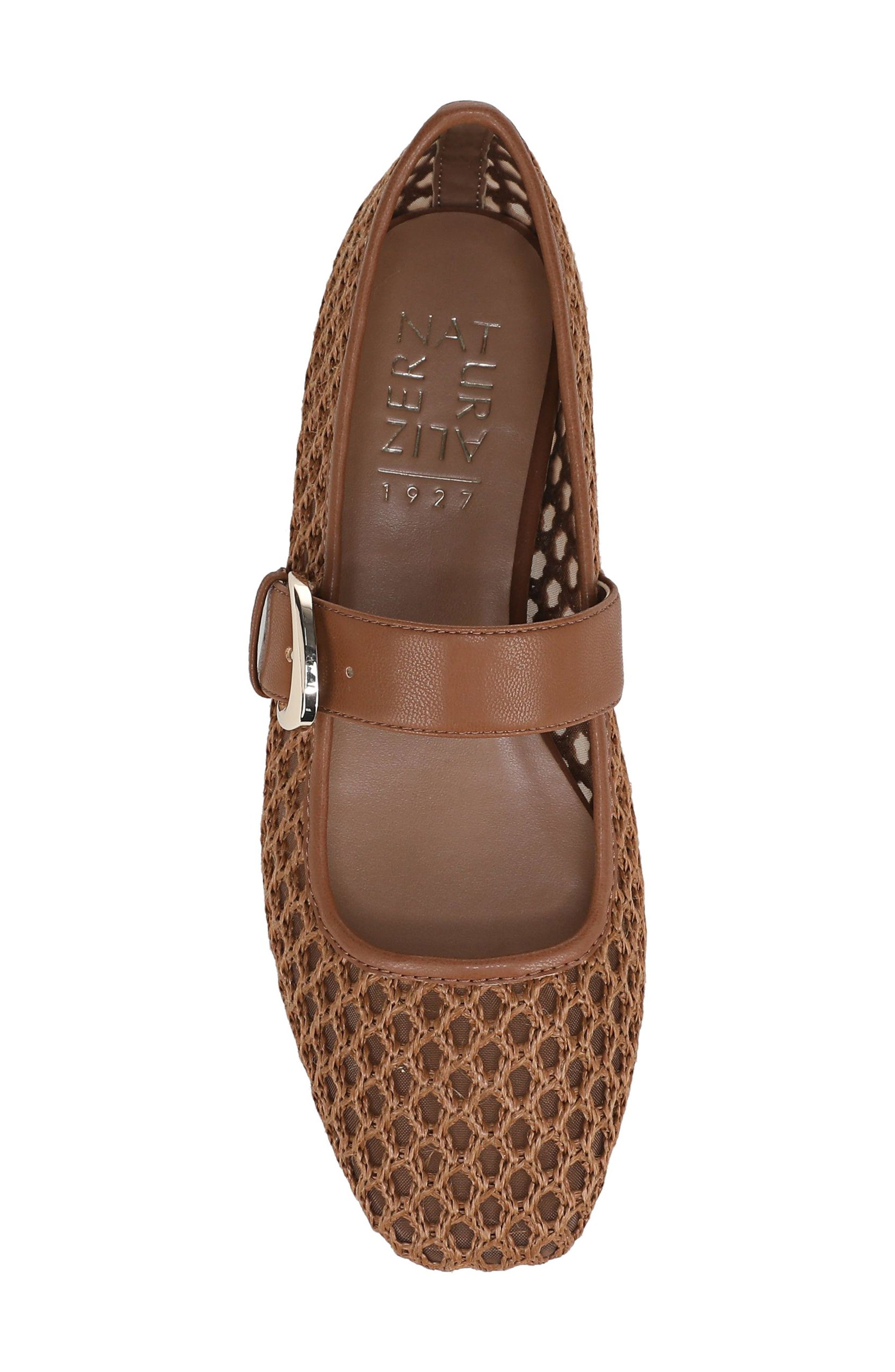 Naturalizer Cosmic Mary Jane Flat, Alternate, color, Walnut Wake