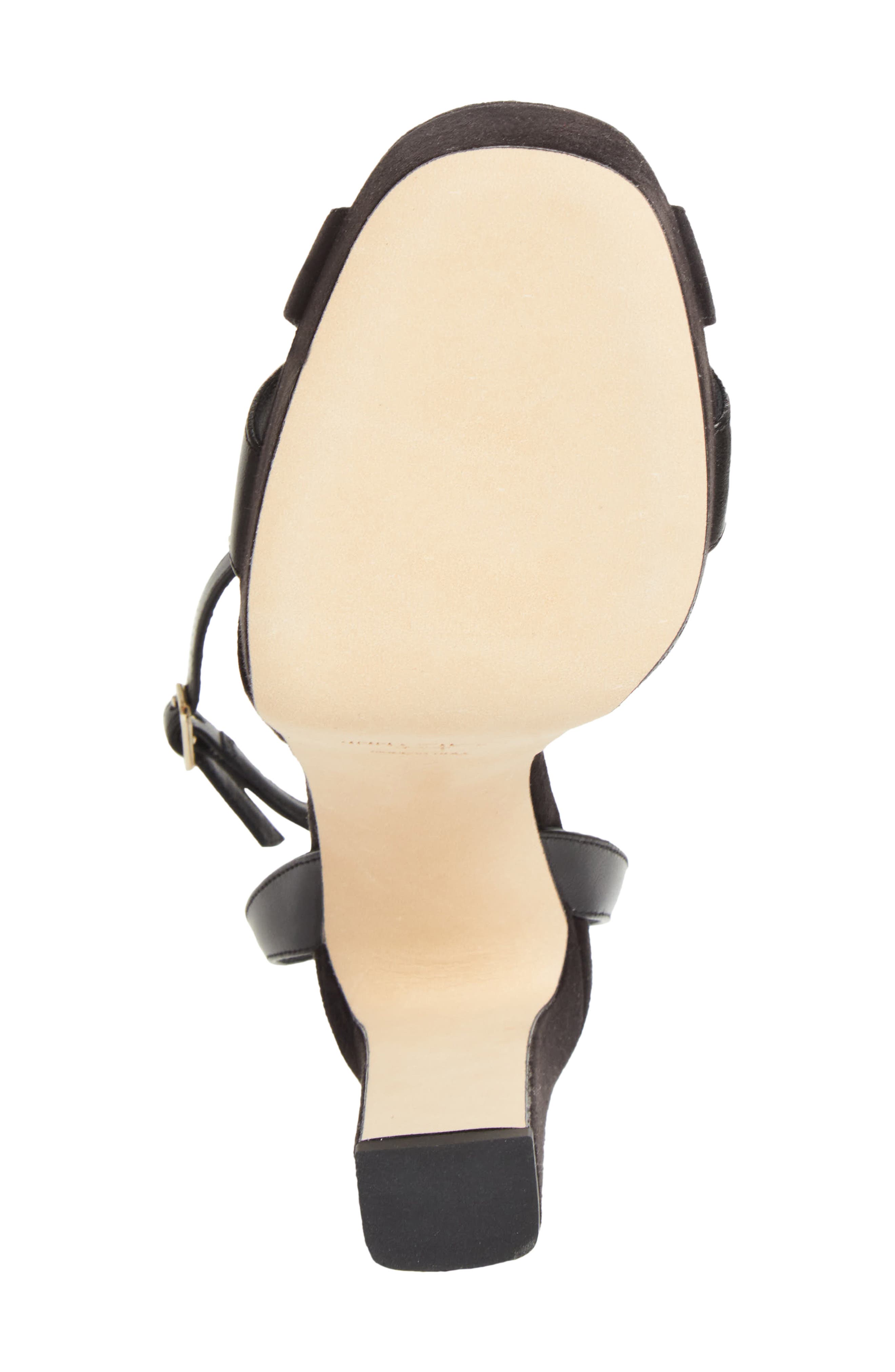 Jimmy Choo Kove Ankle Strap Platform Sandal, Alternate, color, Black/ Black