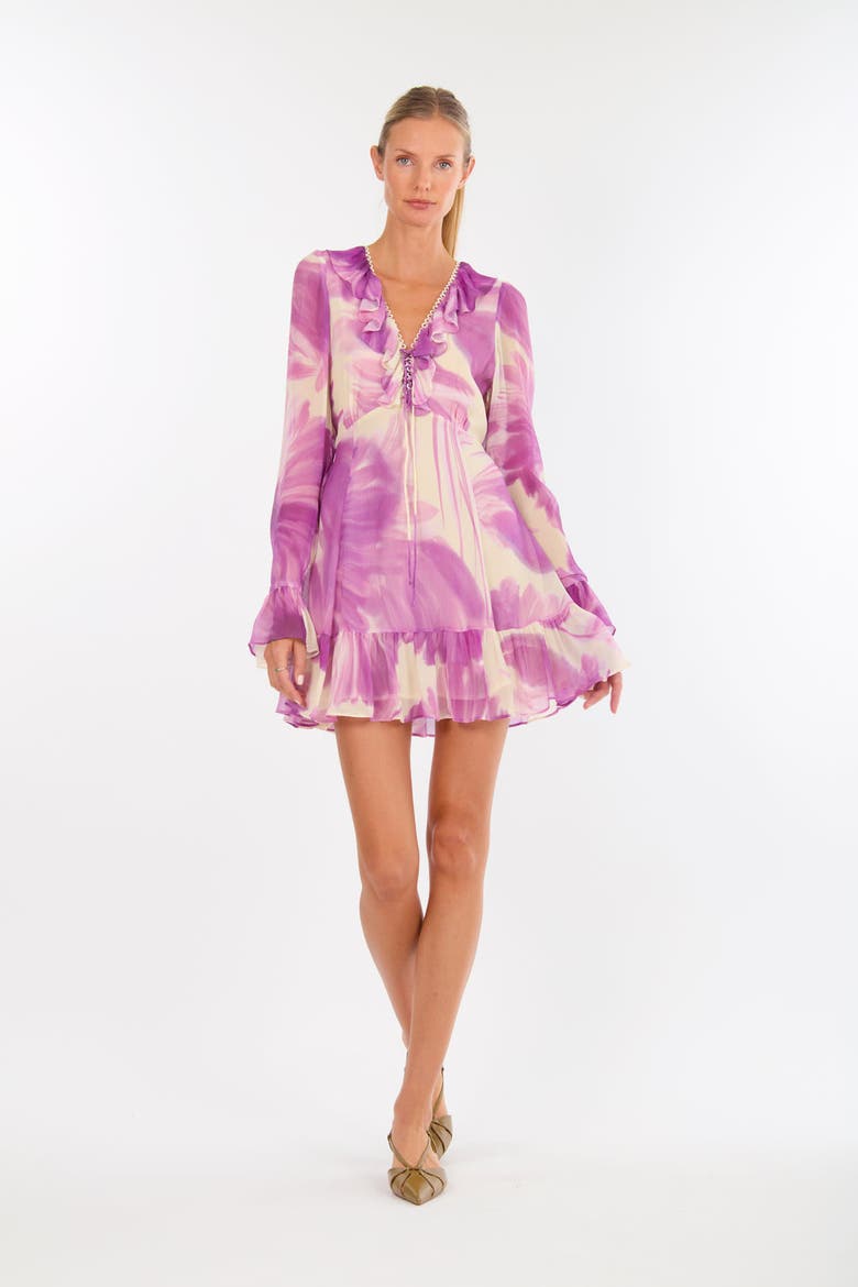 Briony Mini Dress, Main, color, Maeve Floral