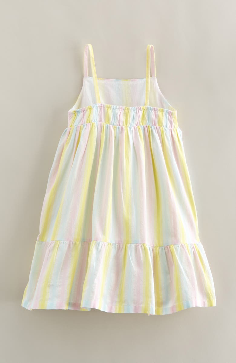 Tucker + Tate Kids' Stripe Tiered Sundress, Alternate, color, Yellow Light Sherbet Stripe