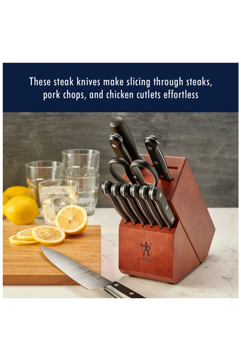 Henckels Solution 8-Piece Steak Knife Set, Alternate, color, BLACK