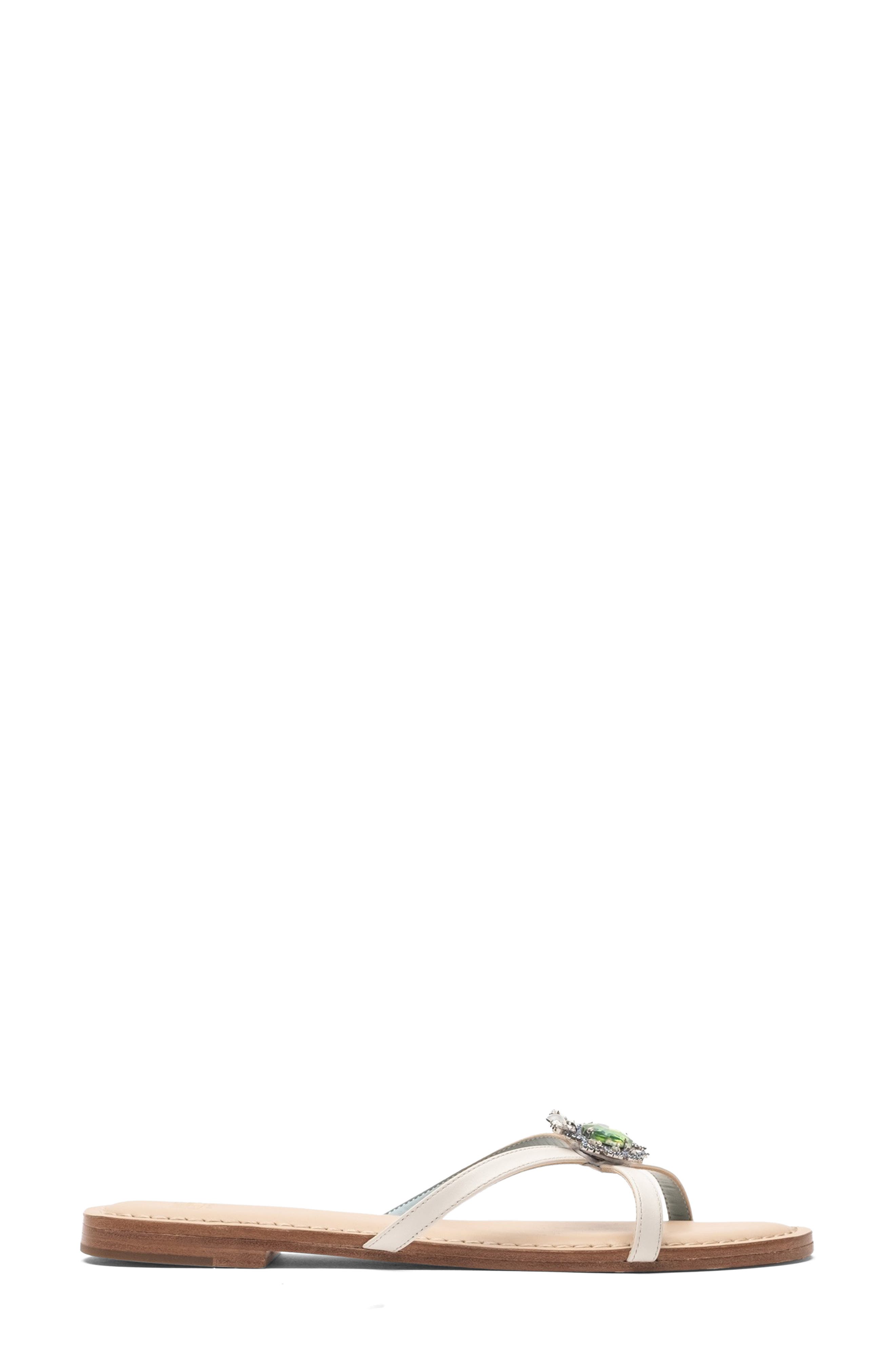 Frances Valentine Crab Slide Sandal, Alternate, color, Oyster