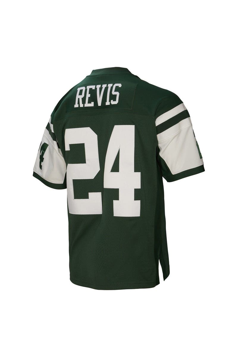 Mitchell & Ness Men's Mitchell & Ness Darrelle Revis Green New York Jets Legacy Replica Jersey, Alternate, color, Green