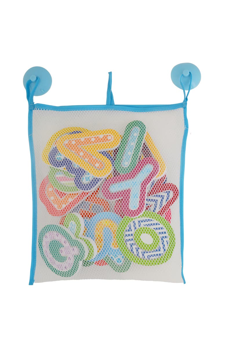 Buddy & Barney Bath Time Stickers, Alphabet, 26 Foam A to Z Letter Pieces, Kids 3+, Alternate, color, Multicolored