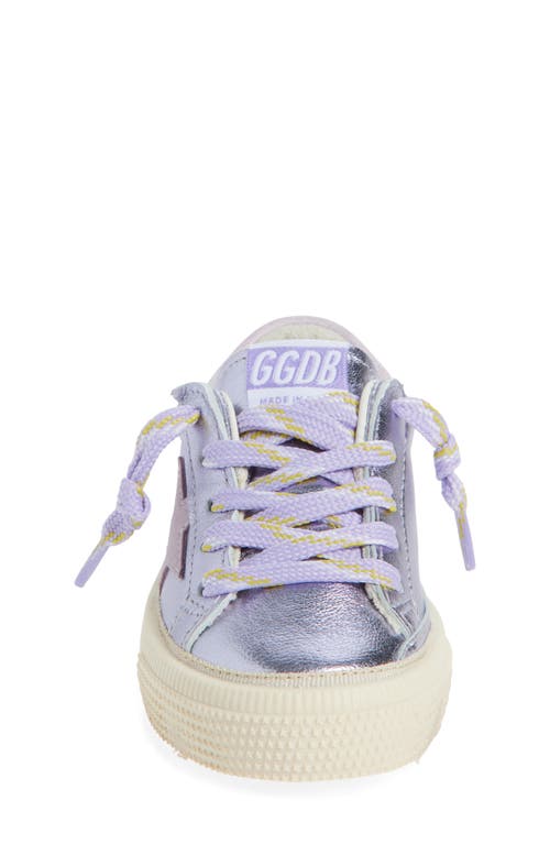 Golden Goose Kids' May Sneaker In Purple