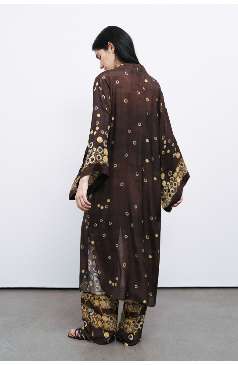 Nocturne Flowing Lightweight Kimono, Alternate, color, 