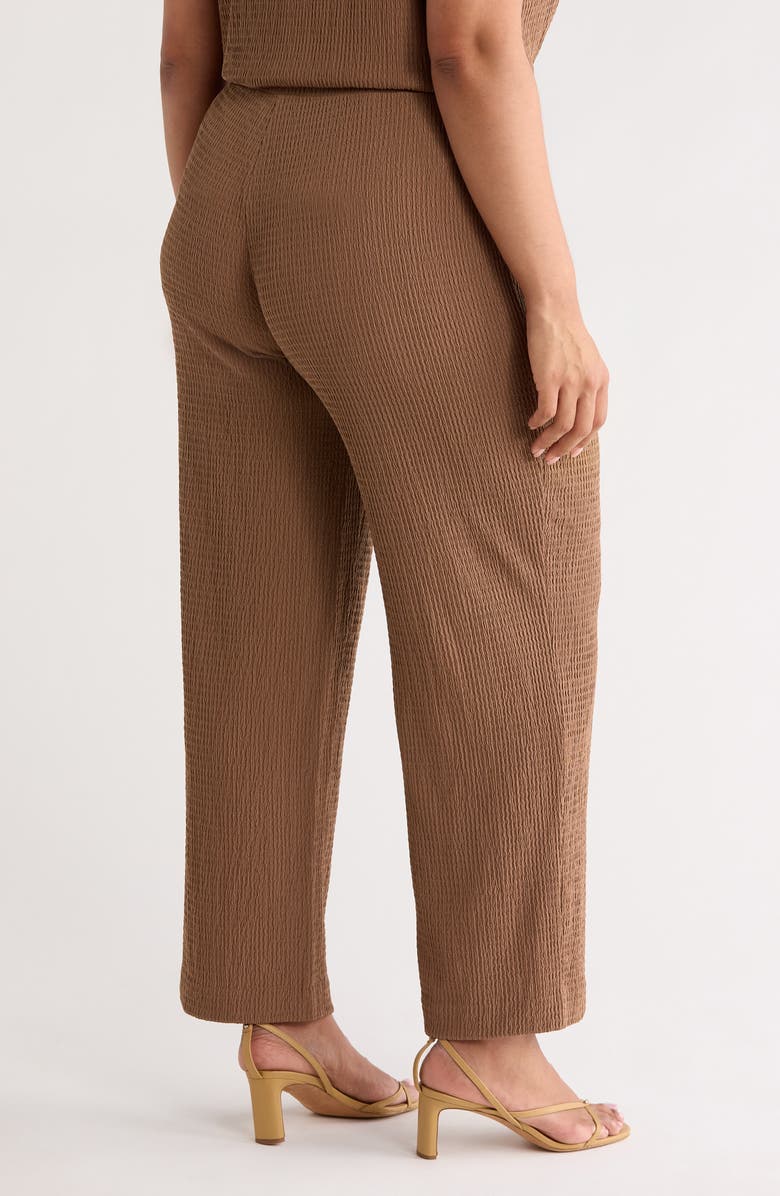 AK ANNE KLEIN Ridge Knit Pull-On Wide Leg Pants, Alternate, color,