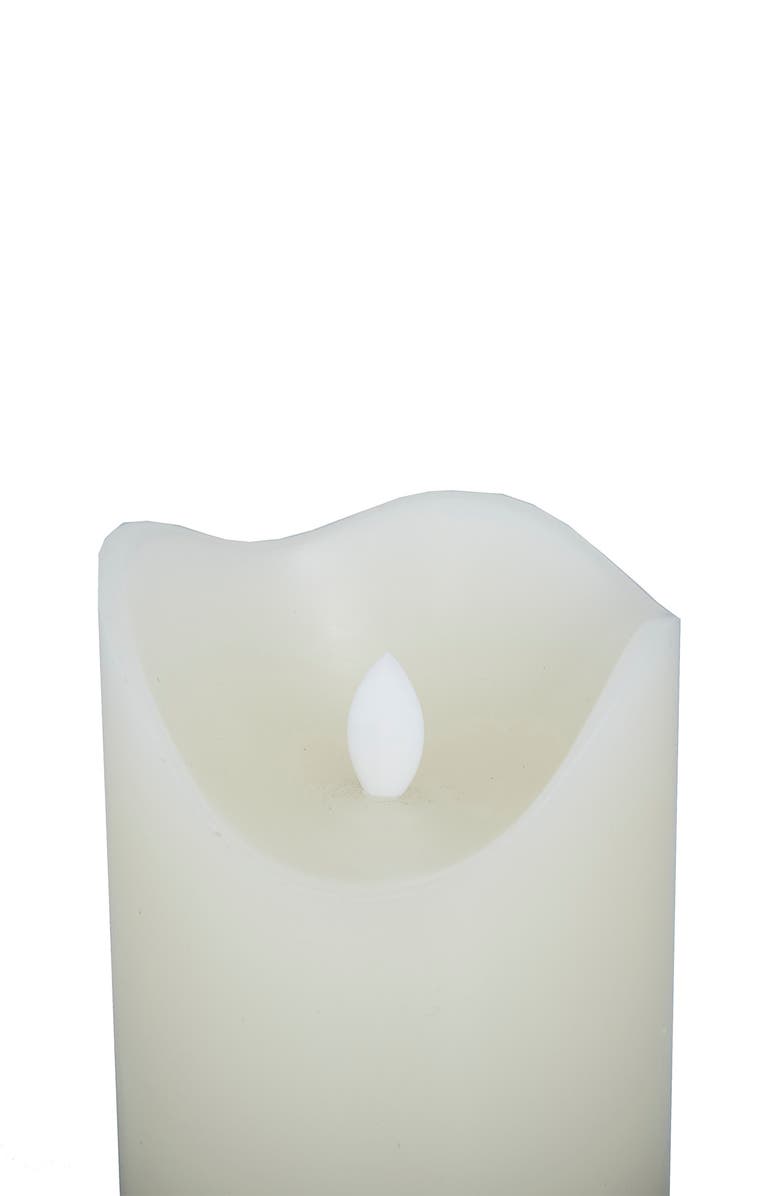 SONOMA SAGE HOME Gold Wax Gold Base Flameless Candle with Remote Control, Alternate, color, 