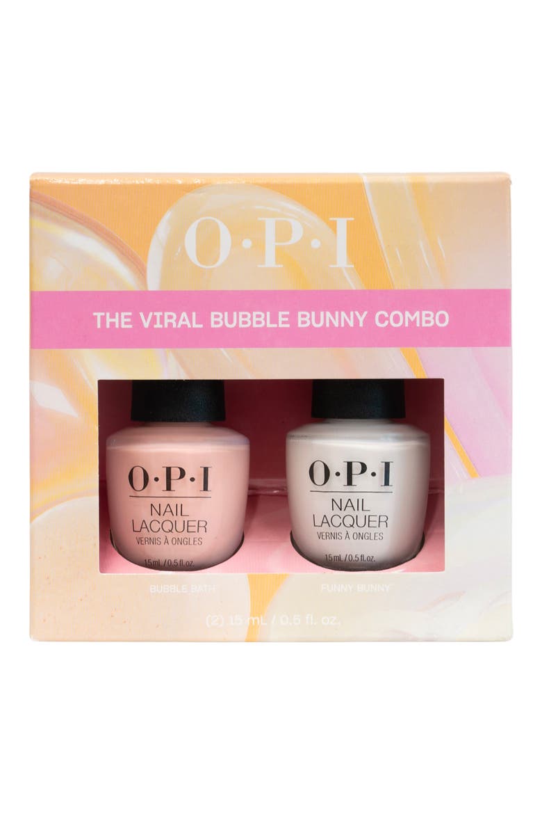 Viral Bubble Bunny Nail Lacquer Duo, Main, color, NO COLOR