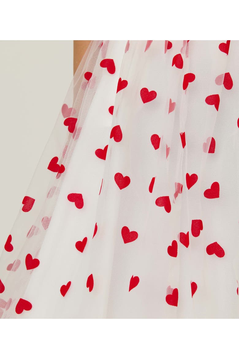 Loving You Swing Dress, Alternate, color, White W/ Red Hearts