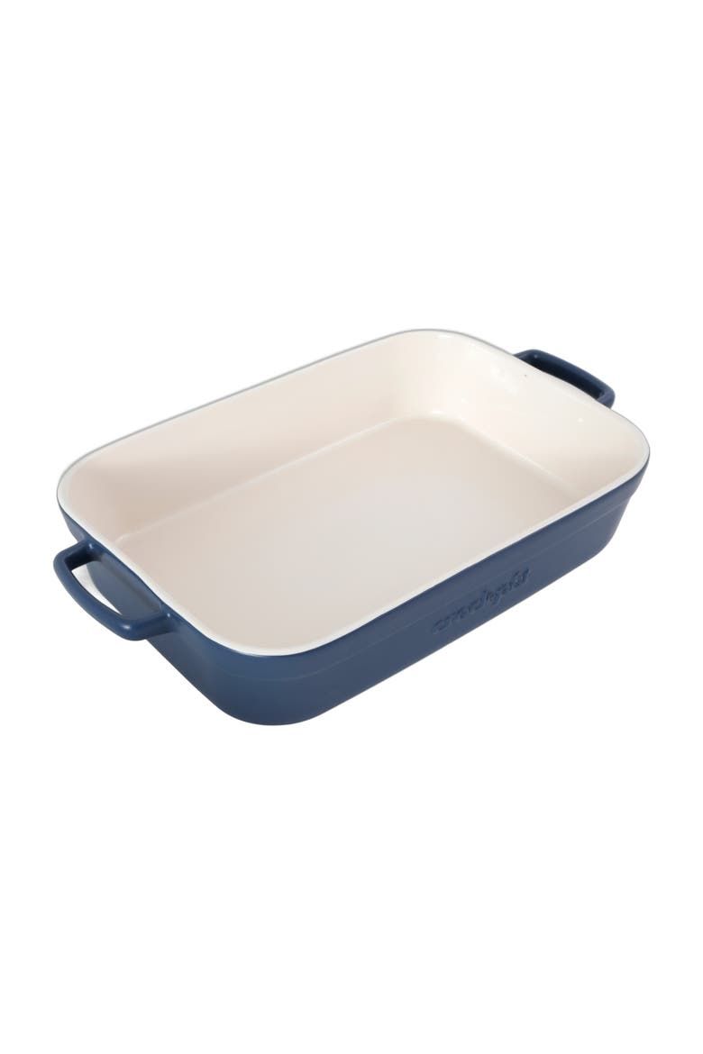 Southvale 4.4 Quart Stoneware Casserole Dish, 9 x 13 Inch Lasagna Pan, Main, color, Blue