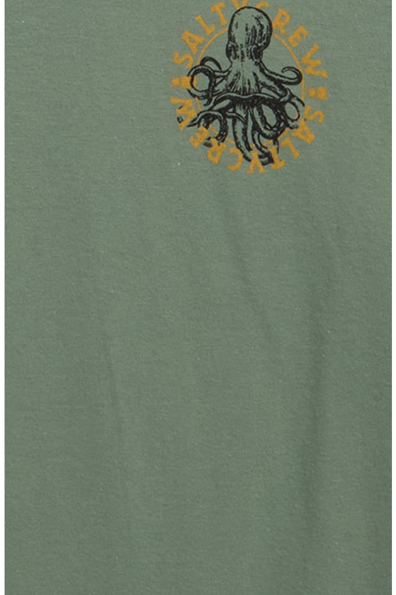 Kids' Tentacles Cotton Graphic T-Shirt, Alternate, color, LAUREL WREATH