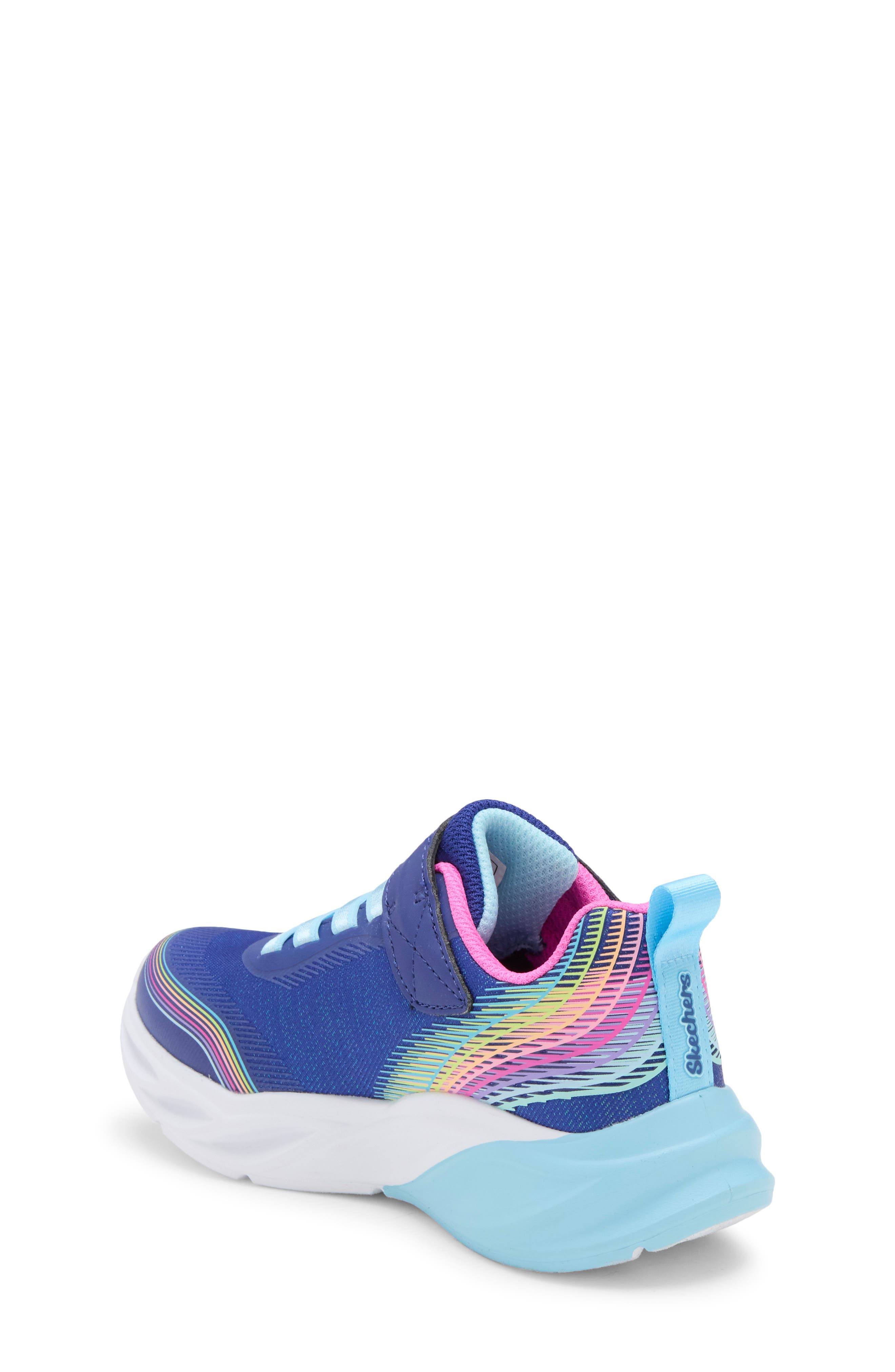 Kids' Cosmic Glow Rainbow Beam Sneaker, Alternate, color, NVMT