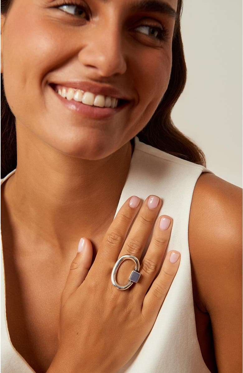 CXC Queen Ring, Alternate, color, Silver